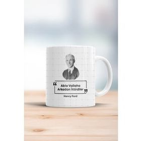Hobi Shop Beyaz Henry Ford Esprili Kupa Bardak