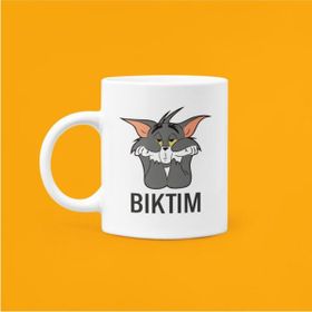 Hobi Shop Bıktım Mood Baskılı Beyaz Kupa Bardak