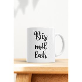 Hobi Shop Bismillah Baskılı Kupa Bardak