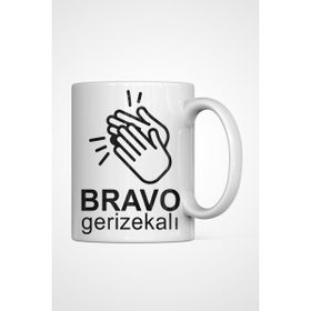 Hobi Shop Bravo Gerizekalı Baskılı Kupa Bardak