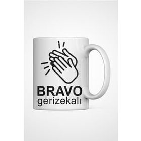 Hobi Shop Bravo Gerizekalı Baskılı Kupa Bardak