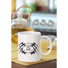 Hobi Shop Çiçek Motifi Baskılı Porselen Kupa Bardak