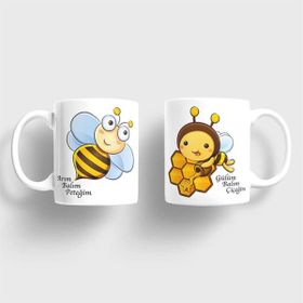 Hobi Shop Çift Sevgili Aşk Evli Kanka İkili Kupa Bardak