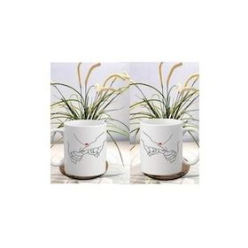 Hobi Shop Çift Sevgili Forever Aşık Baskılı Beyaz Kupa Bardak