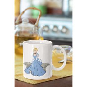 Hobi Shop Cindirella Baskılı Porselen Kupa Bardak