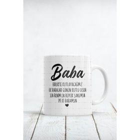 Hobi Shop En Büyük Şansımsın iyi Ki Benim Babamsın Baskılı Kupa Bardak