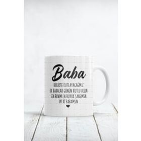 Hobi Shop En Büyük Şansımsın iyi Ki Benim Babamsın Baskılı Kupa Bardak