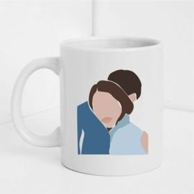 Hobi Shop Figürlü Baskılı Beyaz Kupa