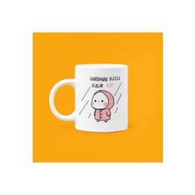 Hobi Shop Garibanın Yüzü Gülür Mü Baskılı Mood Seramik Beyaz Kupa Bardak