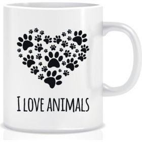 Hobi Shop Hayvanları Seviyorum Tasarım Kupa