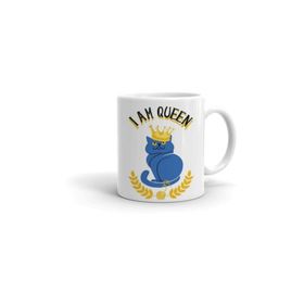 Hobi Shop I M Queen Baskılı Beyaz Kupa Bardak