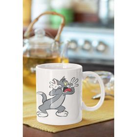 Hobi Shop Kedi Tom Baskılı Porselen Kupa Bardak