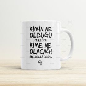 Hobi Shop Kimin Ne Olduğu Belli Baskılı Kupa Bardak