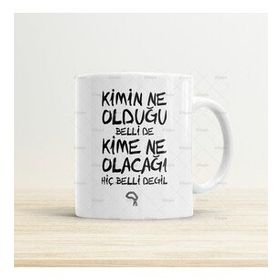 Hobi Shop Kimin Ne Olduğu Belli Baskılı Kupa Bardak