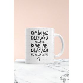 Hobi Shop Kimin Ne Olduğu Belli Baskılı Kupa Bardak