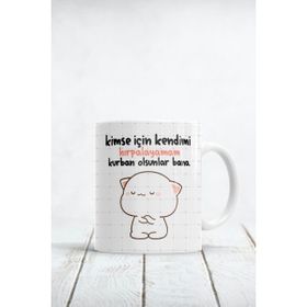 Hobi Shop Kimse Için Kendimi Hırpalayamam Baskılı Kupa
