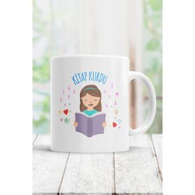 Hobi Shop Kitap Kurdu Kupa Bardak