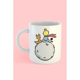 Hobi Shop Küçük Prens Baskılı Beyaz Kupa Bardak