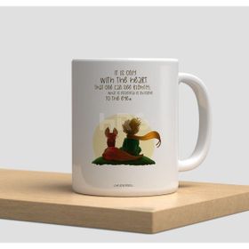 Hobi Shop Küçük Prens Baskılı Beyaz Kupa Bardak