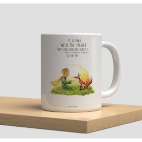 Hobi Shop Küçük Prens Baskılı Beyaz Kupa Bardak