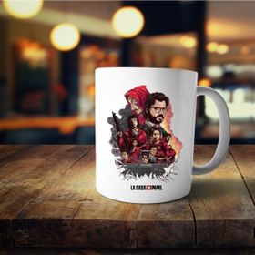 Hobi Shop La Casa De Papel Yazılı Baskılı Beyaz Kupa Bardak