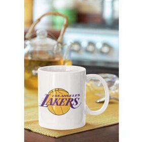 Hobi Shop Los Angeles Lakers Baskılı Porselen Kupa Bardak