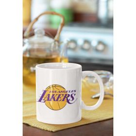 Hobi Shop Los Angeles Lakers Baskılı Porselen Kupa Bardak