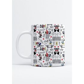 Hobi Shop Mickey Mouse Desenli Beyaz Kupa Bardak