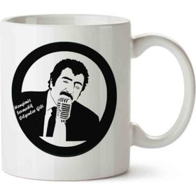 Hobi Shop Müslüm Gürses Müslüm Baba Yakarsa Dünyayı Garipler Yakar Beyaz Porselen Kupa Bardak