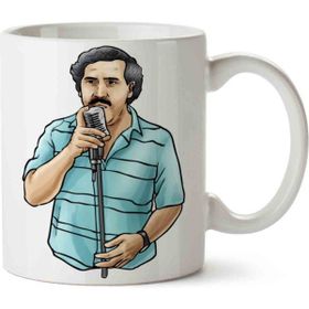 Hobi Shop Narcos Beyaz Porselen Kupa Bardak