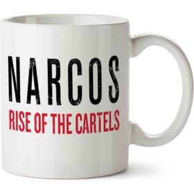Hobi Shop Narcos Beyaz Porselen Kupa Bardak