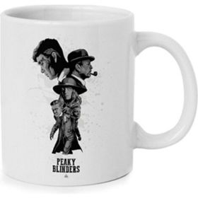 Hobi Shop Peaky Blinders Baskılı Beyaz Kupa Bardak