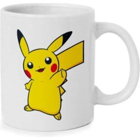 Hobi Shop Pokemon Pikachu Baskılı Beyaz Kupa Bardak
