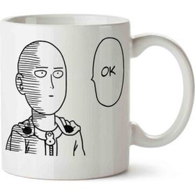 Hobi Shop Porselen One Punch Man 2 Beyaz Kupa