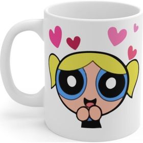 Hobi Shop Powerpuff Girls Bubbles Baskılı Beyaz Kupa