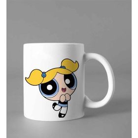 Hobi Shop Powerpuff Girls Bubbles Baskılı Beyaz Kupa
