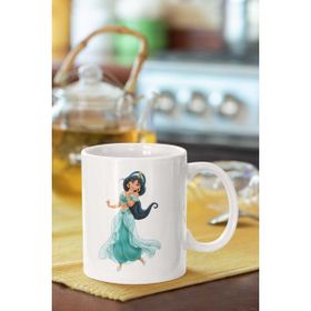 Hobi Shop Prenses Jasmine Baskılı Porselen Kupa Bardak