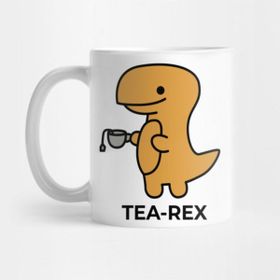 Hobi Shop Printhome Tea Rex Baskılı 1 Sınıf Beyaz Porselen Kupa Bardak