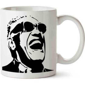 Hobi Shop Ray Charles Beyaz Porselen Kupa Bardak