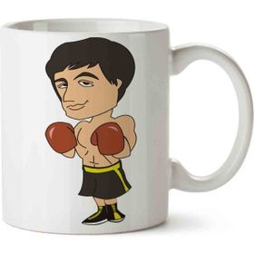 Hobi Shop Rocky Balboa Apollo 11 Beyaz Porselen Kupa Bardak