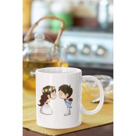 Hobi Shop Sevgililer Gününe Özel Baskı Porselen Beyaz Kupa