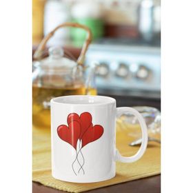 Hobi Shop Sevgililer Gününe Özel Baskı Porselen Beyaz Kupa