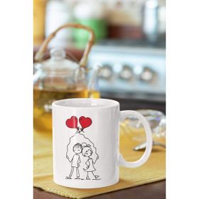 Hobi Shop Sevgililer Gününe Özel Baskılı Porselen Kupa