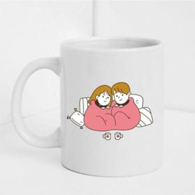 Hobi Shop Sevgililer Gününe Özel Beyaz Baskılı Kupa