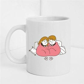 Hobi Shop Sevgililer Gününe Özel Beyaz Baskılı Kupa