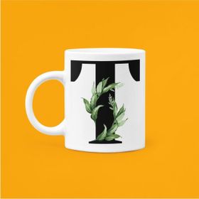Hobi Shop T Harfi Baskılı Kupa
