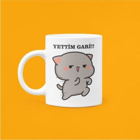 Hobi Shop Yettim Gari Mood Seramik Beyaz Kupa Bardak