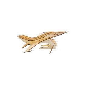 Hobi24 21x33 cm Ahşap F-16 Uçak Maketİ