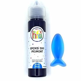 Hobiflex Reçine Bazlı Sıvı Pigment Transparan 60 ml Mavi Epoksi Boya