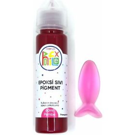Hobiflex Reçine Bazlı Sıvı Pigment Transparan 60 ml Pembe Epoksi Boya
